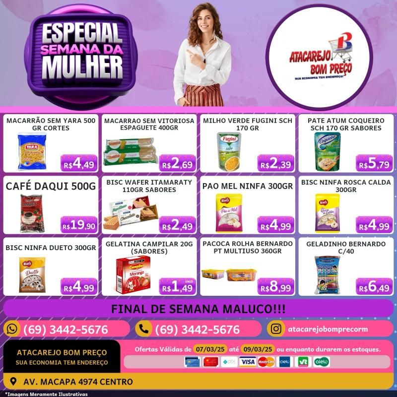 Ofertas do Atacarejo Bom Preço de Rolim de Moura Ofertas do Atacarejo Bom Preço de Rolim de Moura
