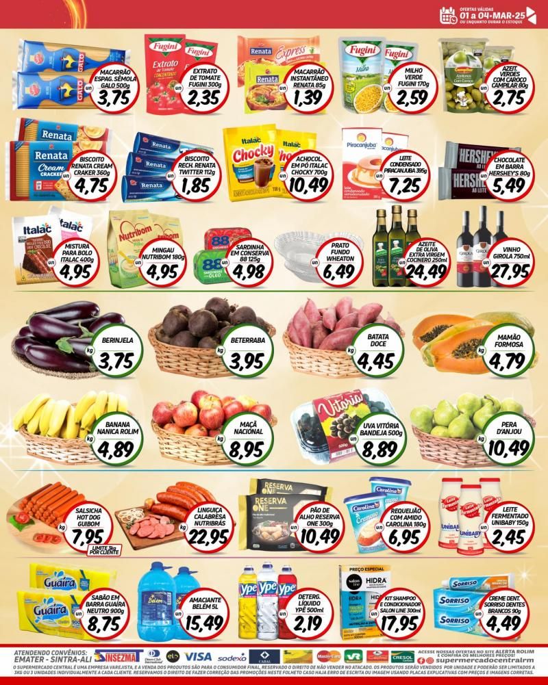 Ofertas Supermercado Central de Rolim de Moura Ofertas Supermercado Central de Rolim de Moura