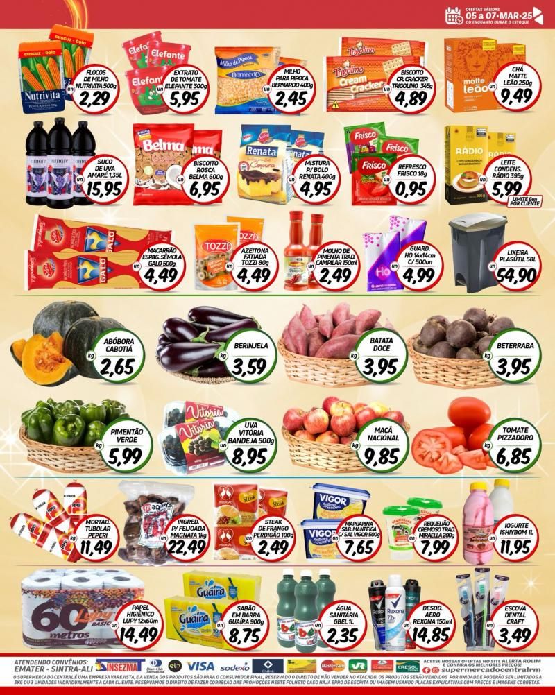 Ofertas Supermercado Central de Rolim de Moura Ofertas Supermercado Central de Rolim de Moura