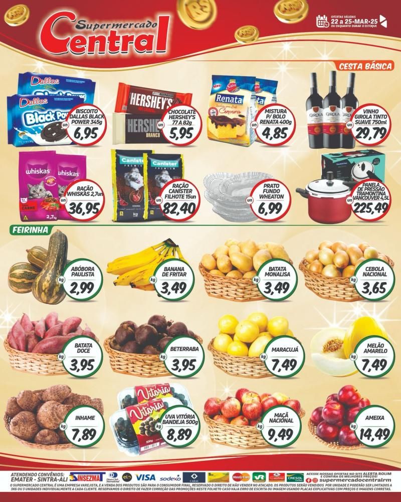 Ofertas Supermercado Central de Rolim de Moura Ofertas Supermercado Central de Rolim de Moura