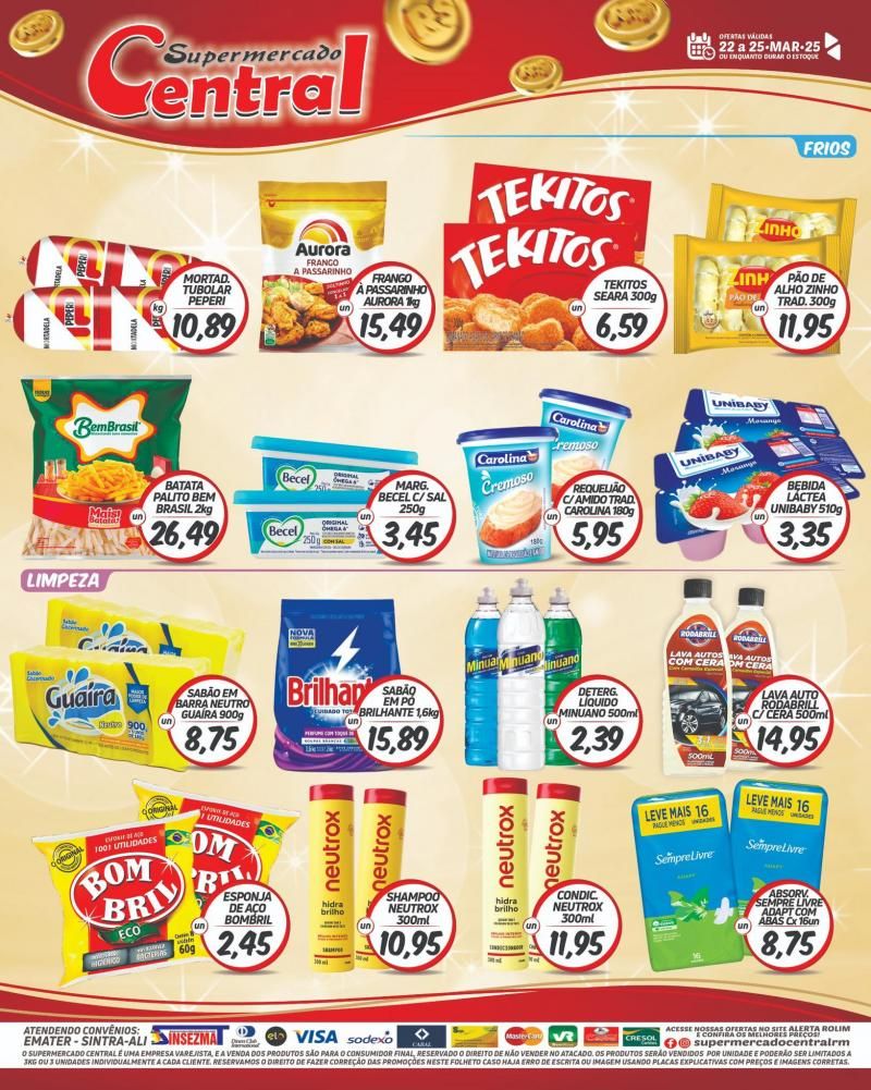 Ofertas Supermercado Central de Rolim de Moura Ofertas Supermercado Central de Rolim de Moura