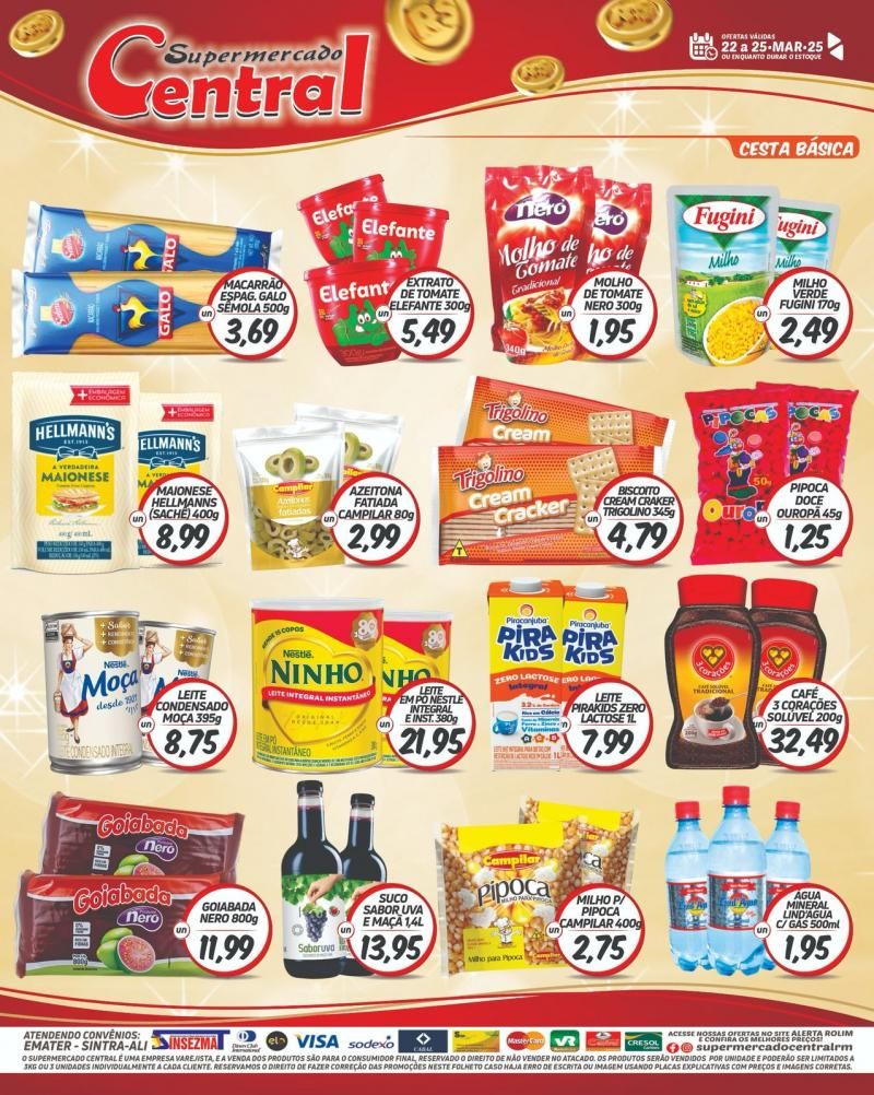 Ofertas Supermercado Central de Rolim de Moura Ofertas Supermercado Central de Rolim de Moura