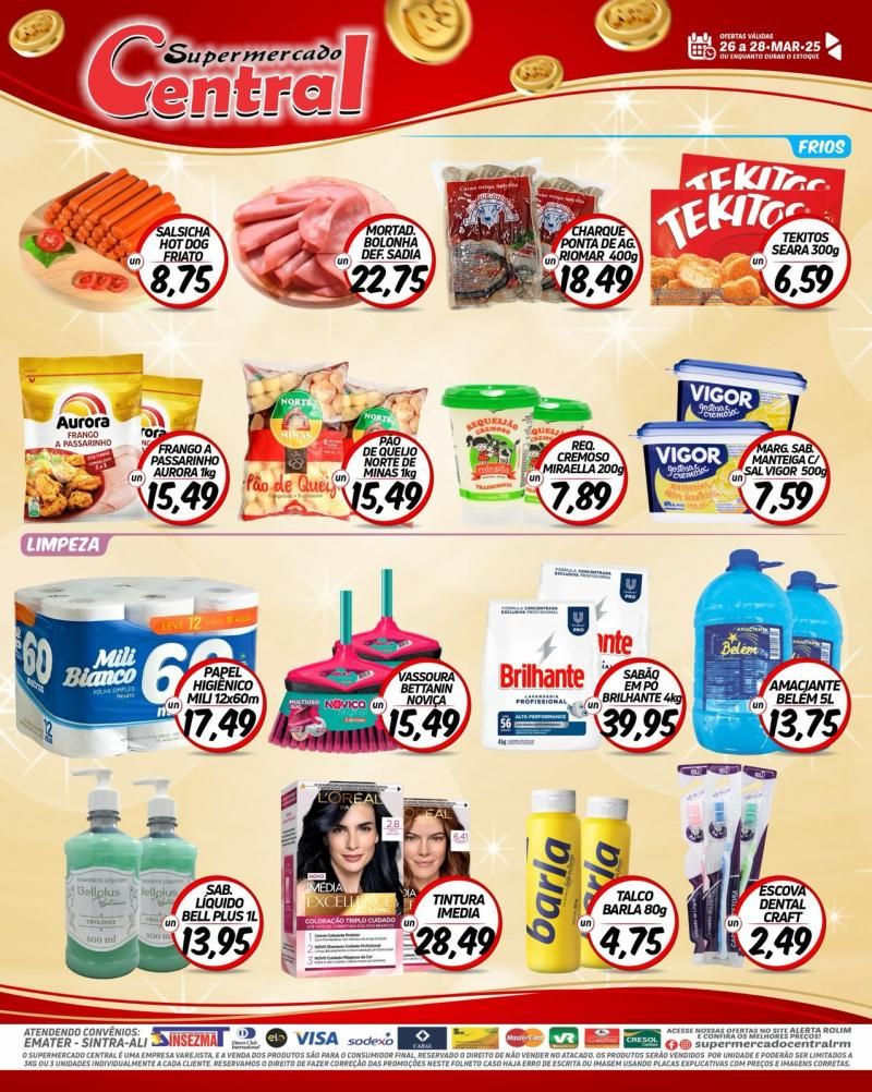 Ofertas Supermercado Central de Rolim de Moura Ofertas Supermercado Central de Rolim de Moura