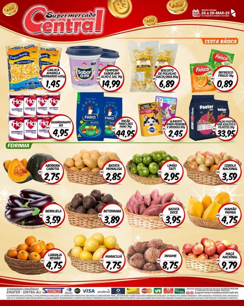 Ofertas Supermercado Central de Rolim de Moura Ofertas Supermercado Central de Rolim de Moura