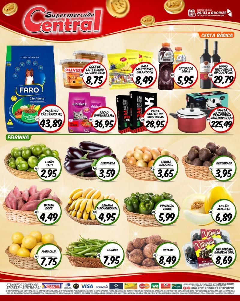 Ofertas Supermercado Central de Rolim de Moura Ofertas Supermercado Central de Rolim de Moura