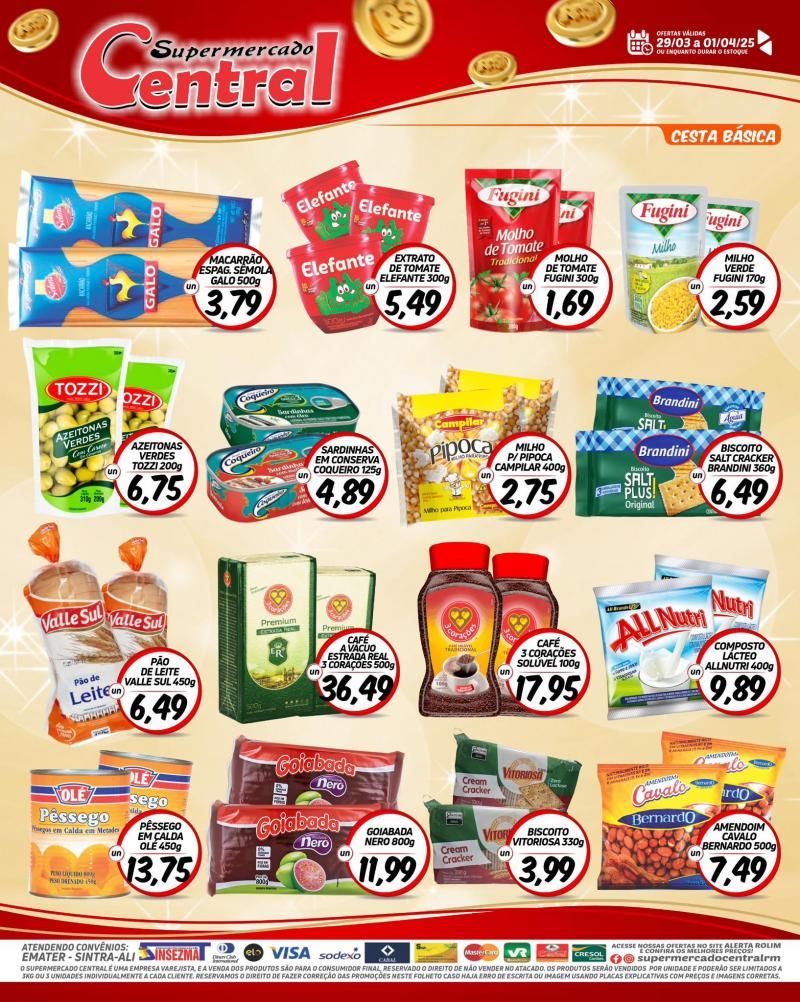 Ofertas Supermercado Central de Rolim de Moura Ofertas Supermercado Central de Rolim de Moura