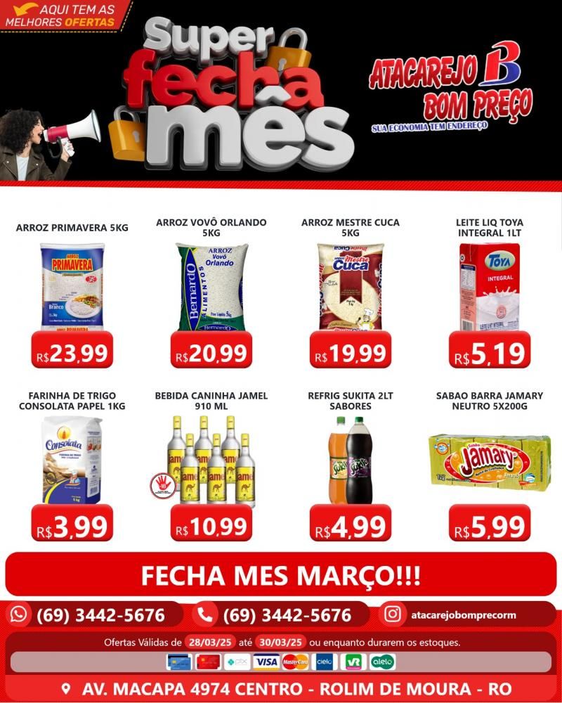 OPERAÇÃO FECHA MÊS no Atacarejo Bom Preço, em Rolim de Moura OPERAÇÃO FECHA MÊS no Atacarejo Bom Preço, em Rolim de Moura