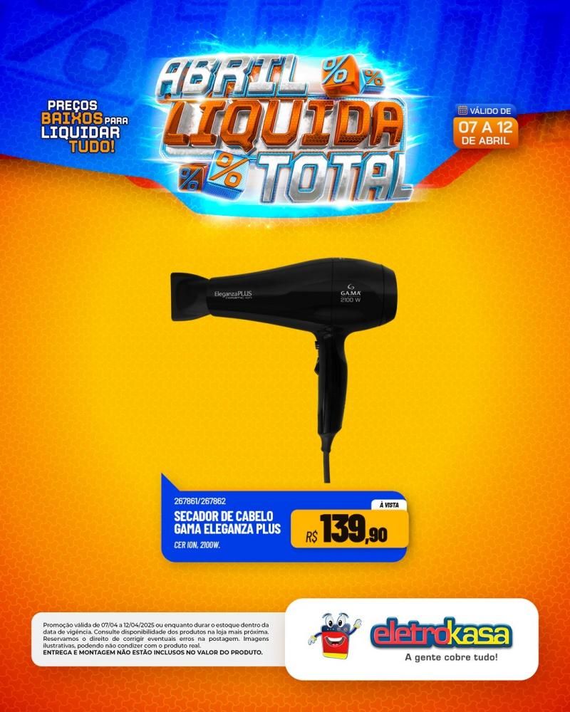 ABRIL LÍQUIDA TOTAL nas lojas eletroKasa, em Rolim de Moura ABRIL LÍQUIDA TOTAL nas lojas eletroKasa, em Rolim de Moura