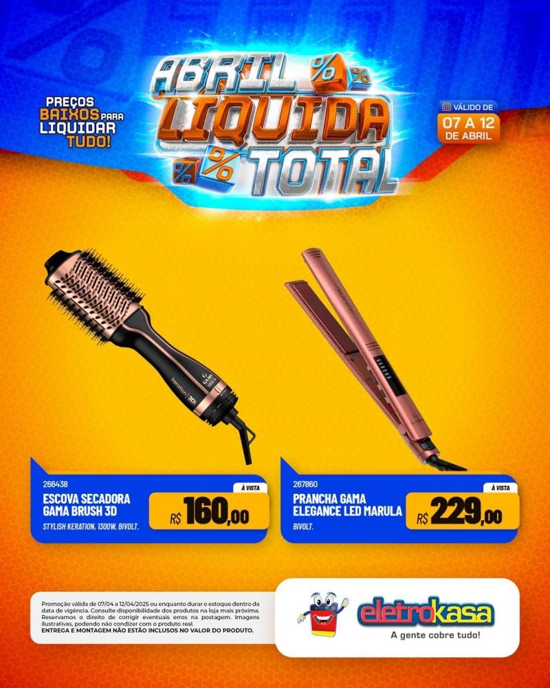 ABRIL LÍQUIDA TOTAL nas lojas eletroKasa, em Rolim de Moura ABRIL LÍQUIDA TOTAL nas lojas eletroKasa, em Rolim de Moura