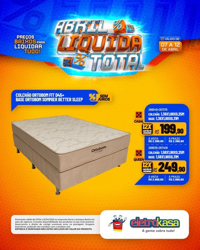 ABRIL LÍQUIDA TOTAL nas lojas eletroKasa, em Rolim de Moura ABRIL LÍQUIDA TOTAL nas lojas eletroKasa, em Rolim de Moura