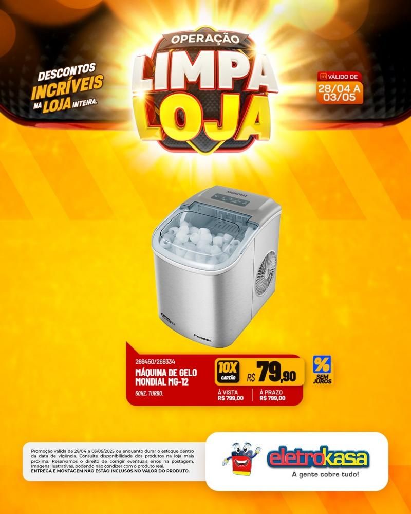 Descontos incríveis, durante a OPERAÇÃO LIMPA LOJA, na eletroKasa, em Rolim de Moura Descontos incríveis, durante a OPERAÇÃO LIMPA LOJA, na eletroKasa, em Rolim de Moura
