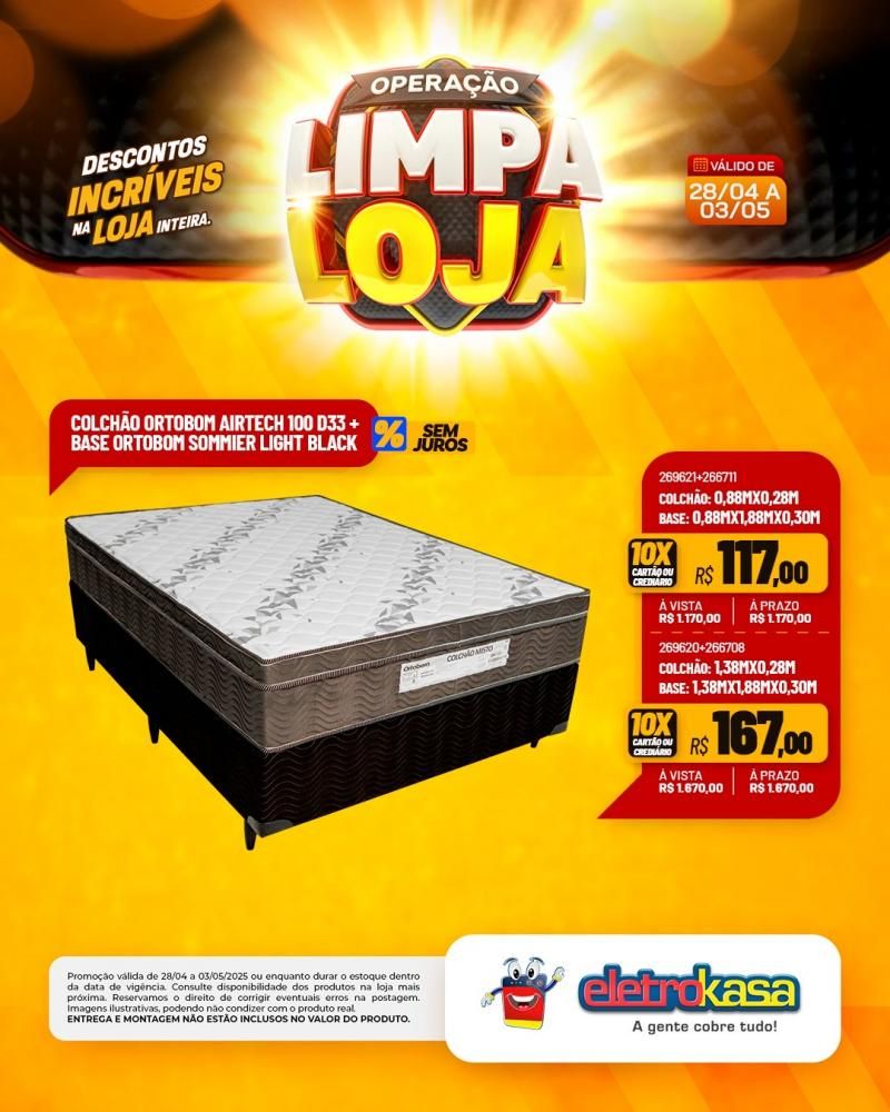 Descontos incríveis, durante a OPERAÇÃO LIMPA LOJA, na eletroKasa, em Rolim de Moura Descontos incríveis, durante a OPERAÇÃO LIMPA LOJA, na eletroKasa, em Rolim de Moura
