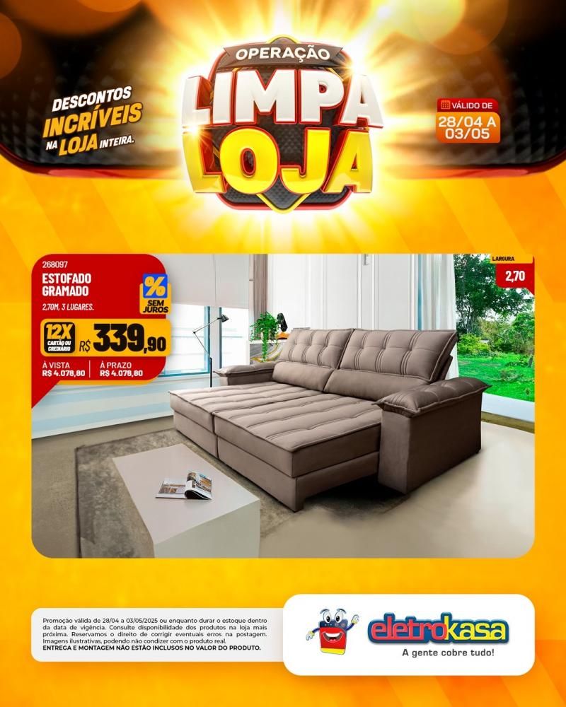 Descontos incríveis, durante a OPERAÇÃO LIMPA LOJA, na eletroKasa, em Rolim de Moura Descontos incríveis, durante a OPERAÇÃO LIMPA LOJA, na eletroKasa, em Rolim de Moura