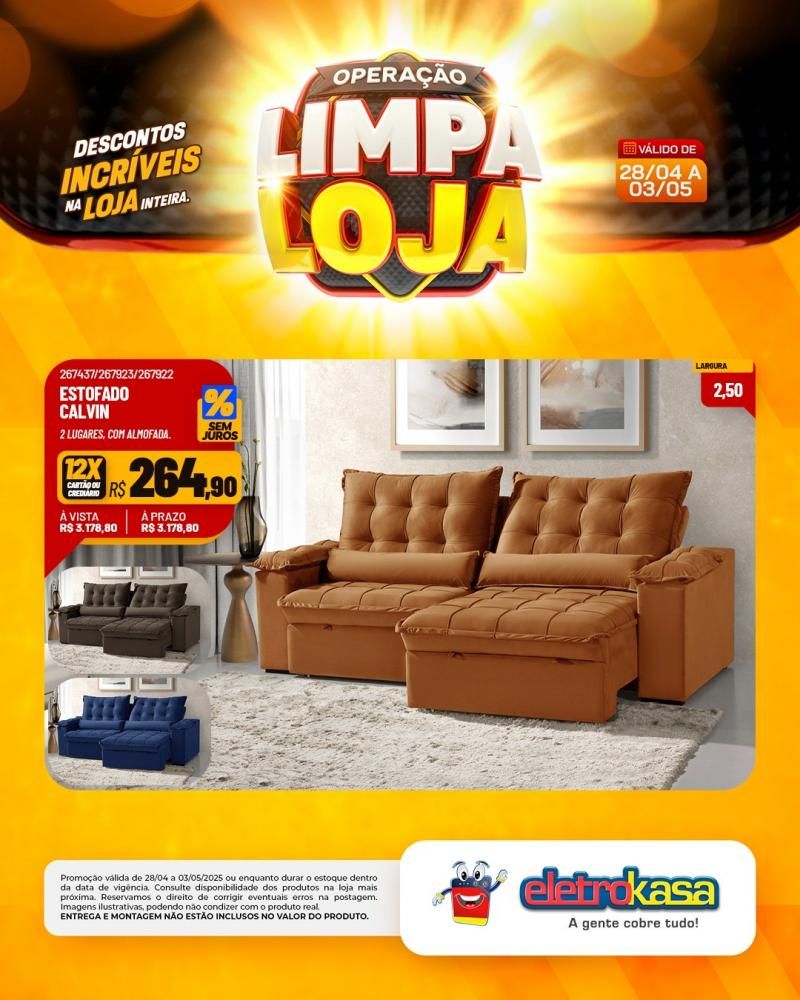 Descontos incríveis, durante a OPERAÇÃO LIMPA LOJA, na eletroKasa, em Rolim de Moura Descontos incríveis, durante a OPERAÇÃO LIMPA LOJA, na eletroKasa, em Rolim de Moura