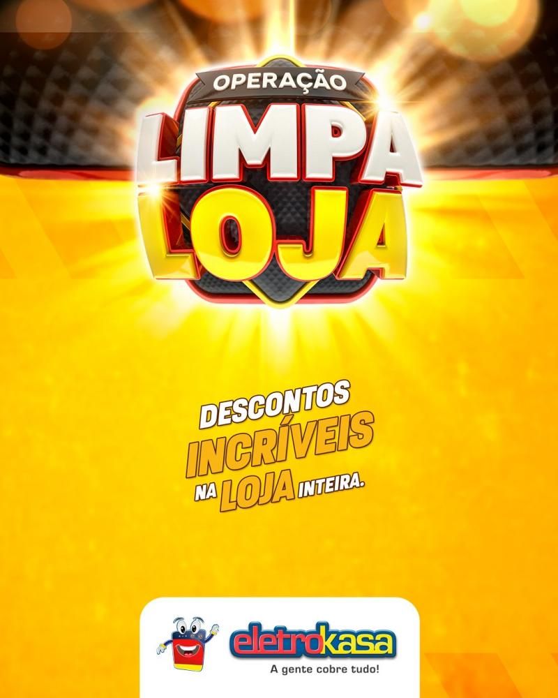 Descontos incríveis, durante a OPERAÇÃO LIMPA LOJA, na eletroKasa, em Rolim de Moura Descontos incríveis, durante a OPERAÇÃO LIMPA LOJA, na eletroKasa, em Rolim de Moura