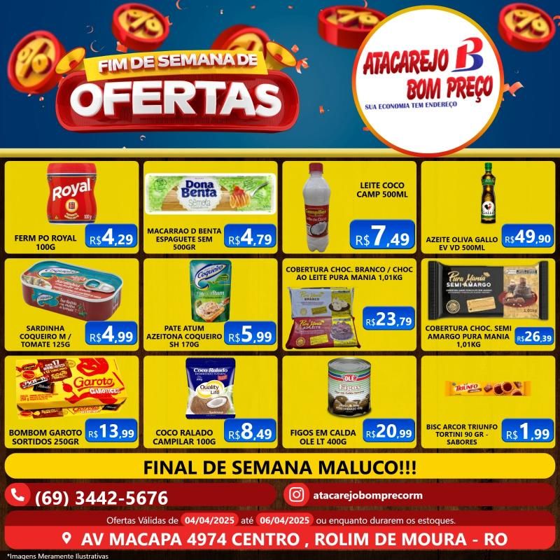 Domingo da Economia no ATACAREJO BLM PREÇO, em Rolim de Moura Domingo da Economia no ATACAREJO BLM PREÇO, em Rolim de Moura