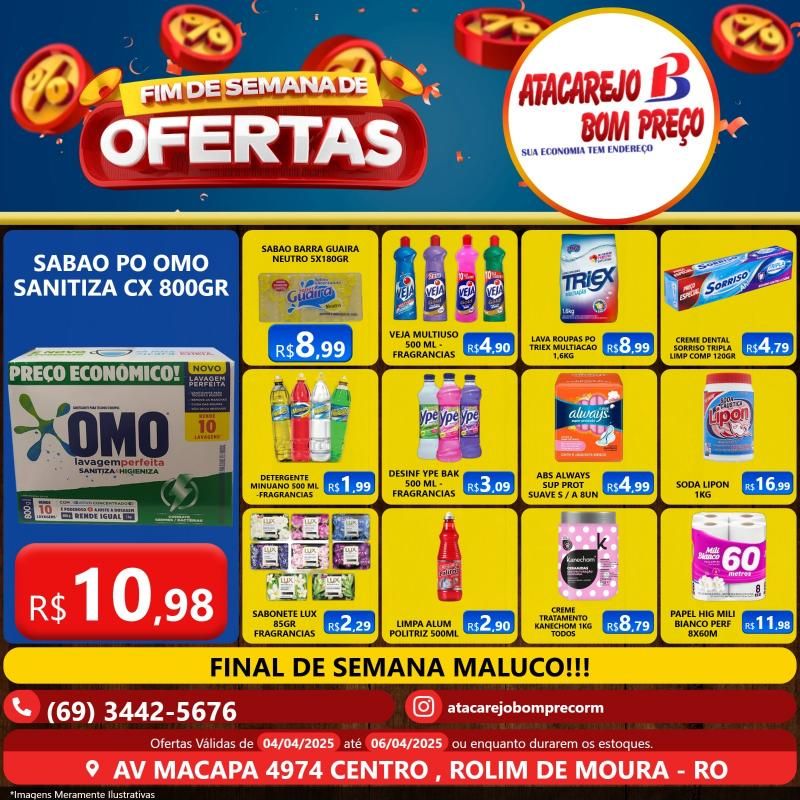 Domingo da Economia no ATACAREJO BLM PREÇO, em Rolim de Moura Domingo da Economia no ATACAREJO BLM PREÇO, em Rolim de Moura