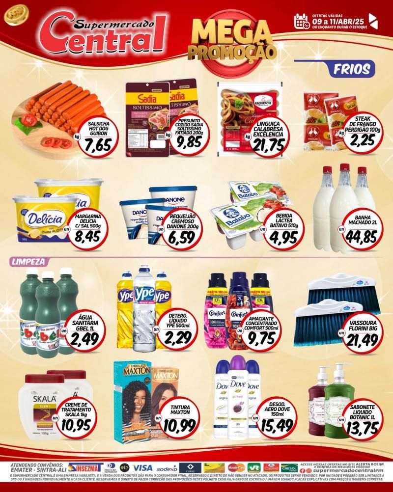 Mega Promoção do Supermercado Central de Rolim de Moura Mega Promoção do Supermercado Central de Rolim de Moura