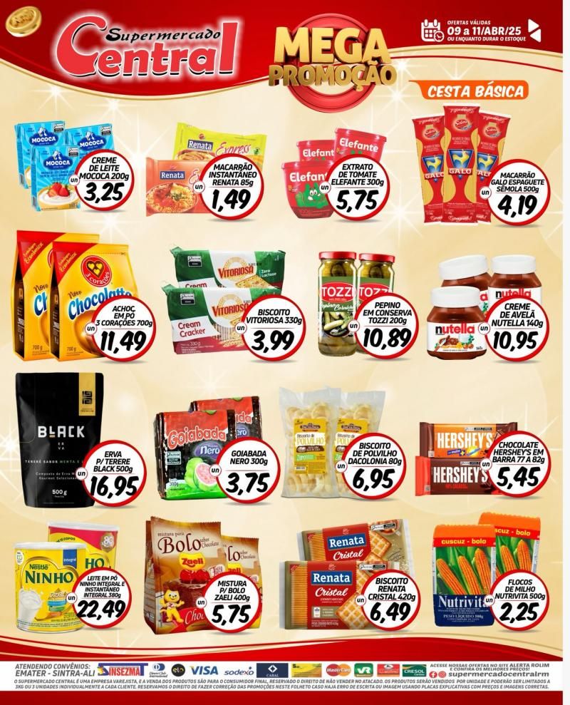 Mega Promoção do Supermercado Central de Rolim de Moura Mega Promoção do Supermercado Central de Rolim de Moura