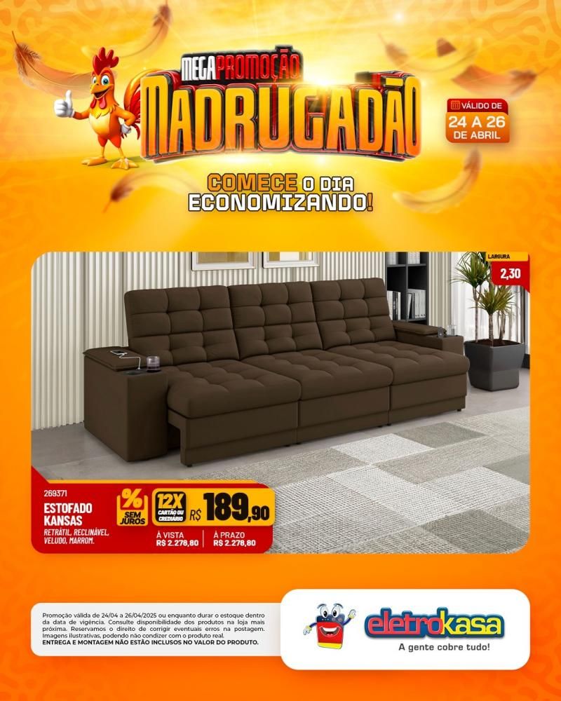 MEGAPROMOÇÃO MADRUGADÃO nas lojas eletroKasa, em Rolim de Moura MEGAPROMOÇÃO MADRUGADÃO nas lojas eletroKasa, em Rolim de Moura