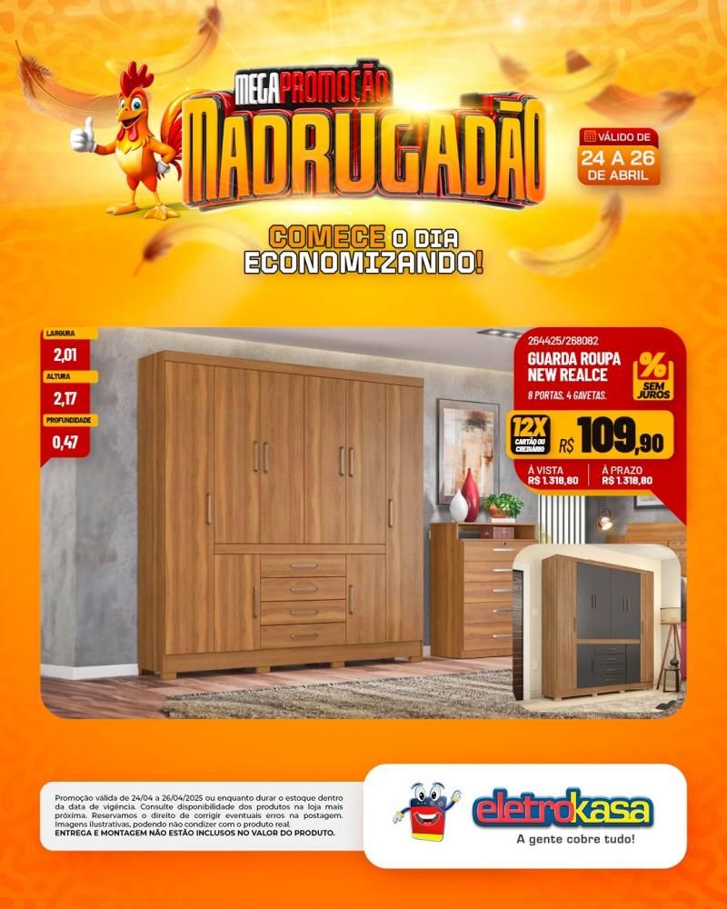 MEGAPROMOÇÃO MADRUGADÃO nas lojas eletroKasa, em Rolim de Moura MEGAPROMOÇÃO MADRUGADÃO nas lojas eletroKasa, em Rolim de Moura