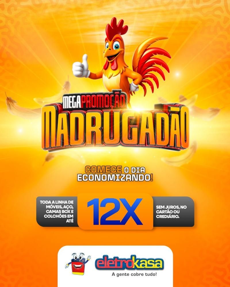 MEGAPROMOÇÃO MADRUGADÃO nas lojas eletroKasa, em Rolim de Moura MEGAPROMOÇÃO MADRUGADÃO nas lojas eletroKasa, em Rolim de Moura