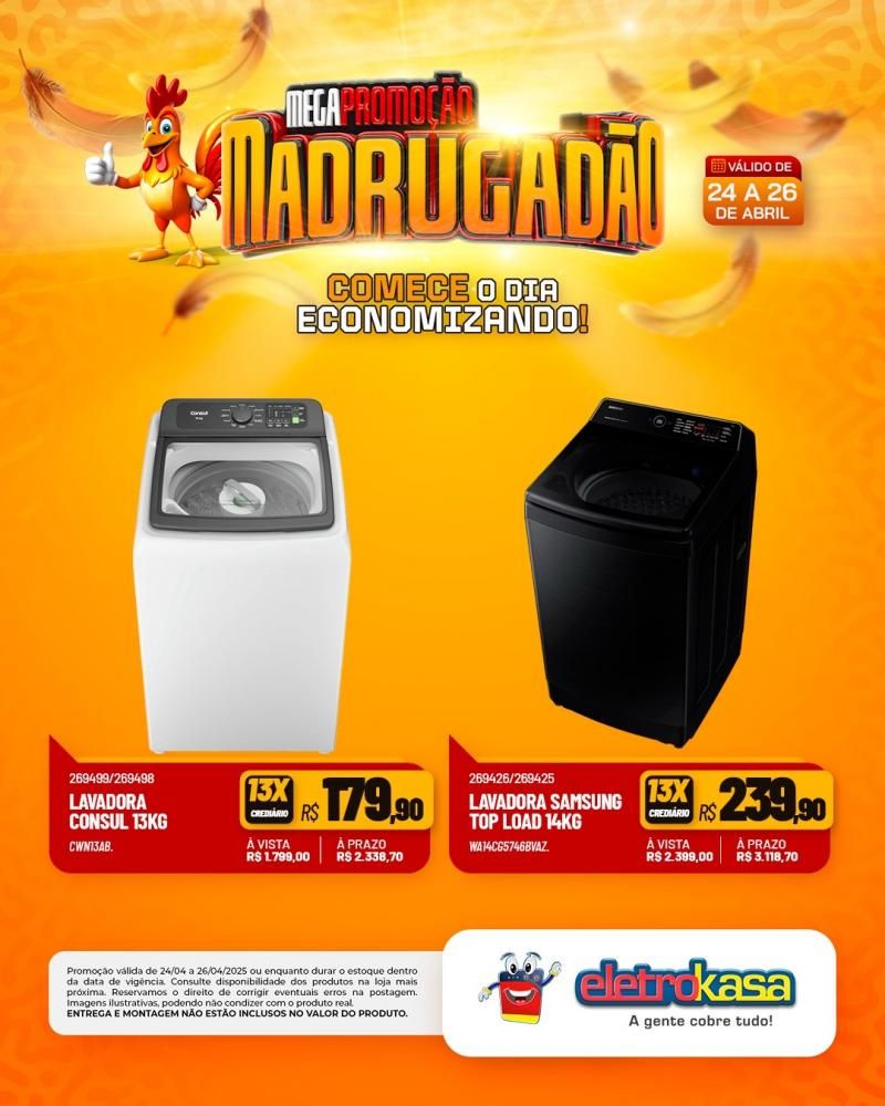 MEGAPROMOÇÃO MADRUGADÃO nas lojas eletroKasa, em Rolim de Moura MEGAPROMOÇÃO MADRUGADÃO nas lojas eletroKasa, em Rolim de Moura