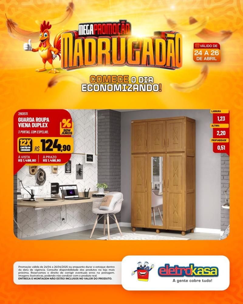 MEGAPROMOÇÃO MADRUGADÃO nas lojas eletroKasa, em Rolim de Moura MEGAPROMOÇÃO MADRUGADÃO nas lojas eletroKasa, em Rolim de Moura