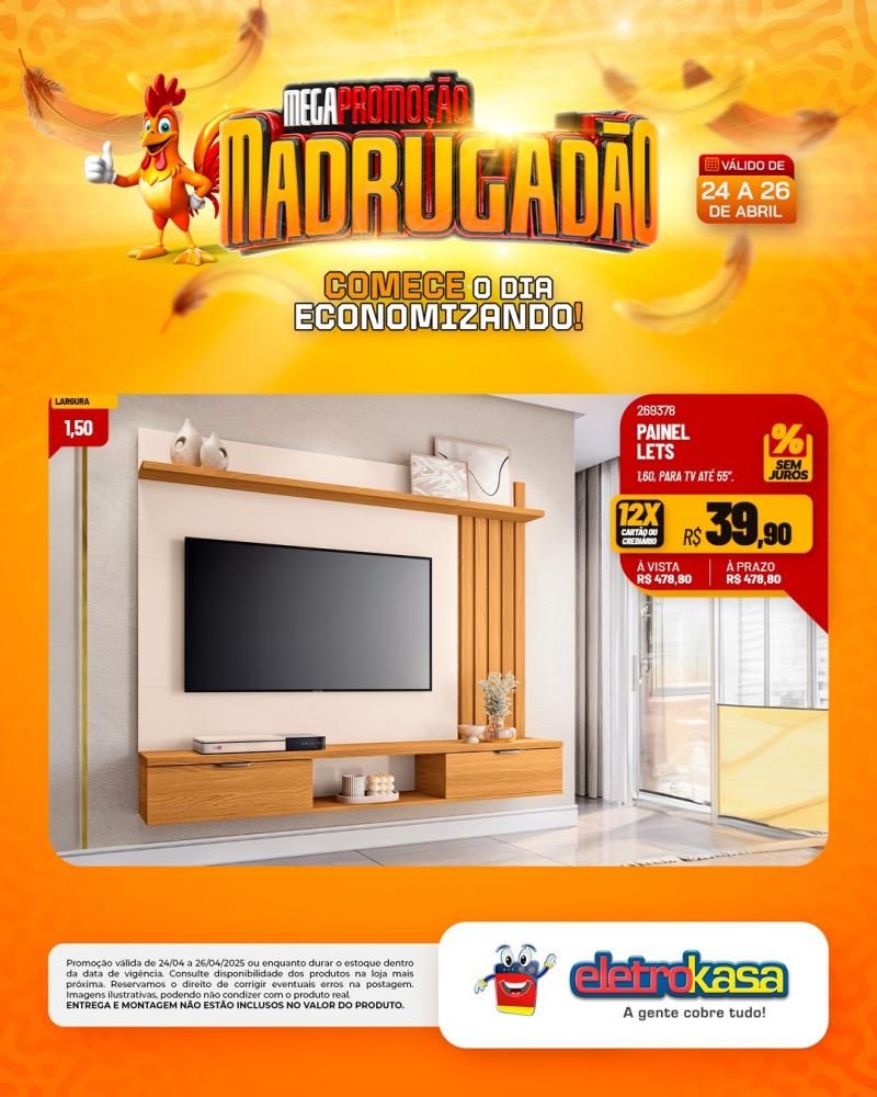 MEGAPROMOÇÃO MADRUGADÃO nas lojas eletroKasa, em Rolim de Moura MEGAPROMOÇÃO MADRUGADÃO nas lojas eletroKasa, em Rolim de Moura