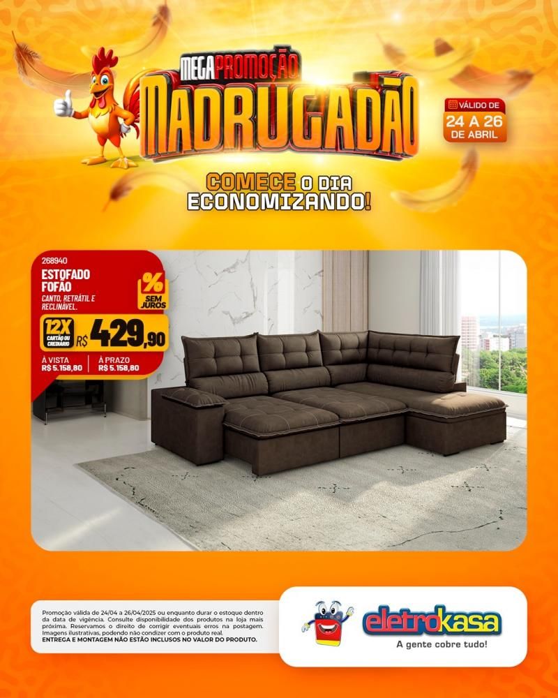 MEGAPROMOÇÃO MADRUGADÃO nas lojas eletroKasa, em Rolim de Moura MEGAPROMOÇÃO MADRUGADÃO nas lojas eletroKasa, em Rolim de Moura