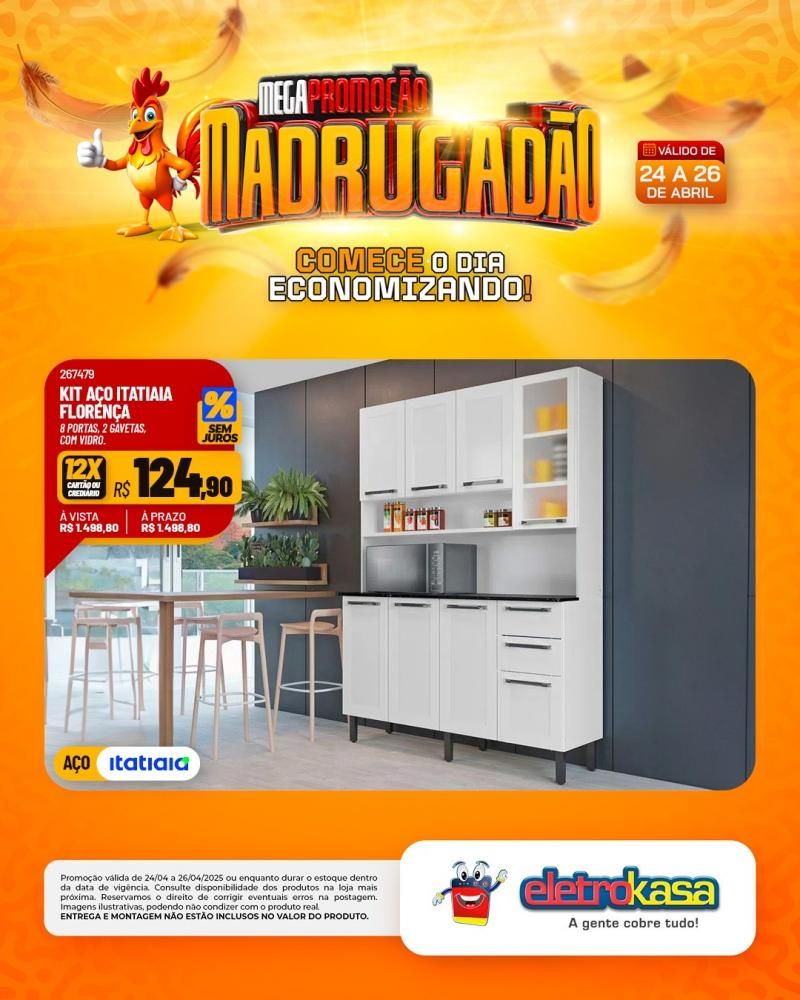 MEGAPROMOÇÃO MADRUGADÃO nas lojas eletroKasa, em Rolim de Moura MEGAPROMOÇÃO MADRUGADÃO nas lojas eletroKasa, em Rolim de Moura
