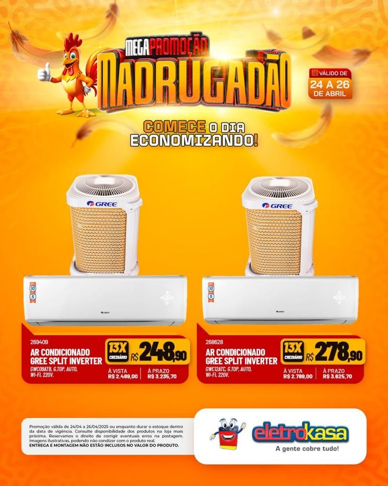 MEGAPROMOÇÃO MADRUGADÃO nas lojas eletroKasa, em Rolim de Moura MEGAPROMOÇÃO MADRUGADÃO nas lojas eletroKasa, em Rolim de Moura