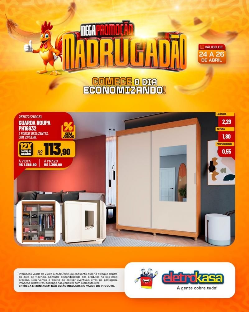 MEGAPROMOÇÃO MADRUGADÃO nas lojas eletroKasa, em Rolim de Moura MEGAPROMOÇÃO MADRUGADÃO nas lojas eletroKasa, em Rolim de Moura