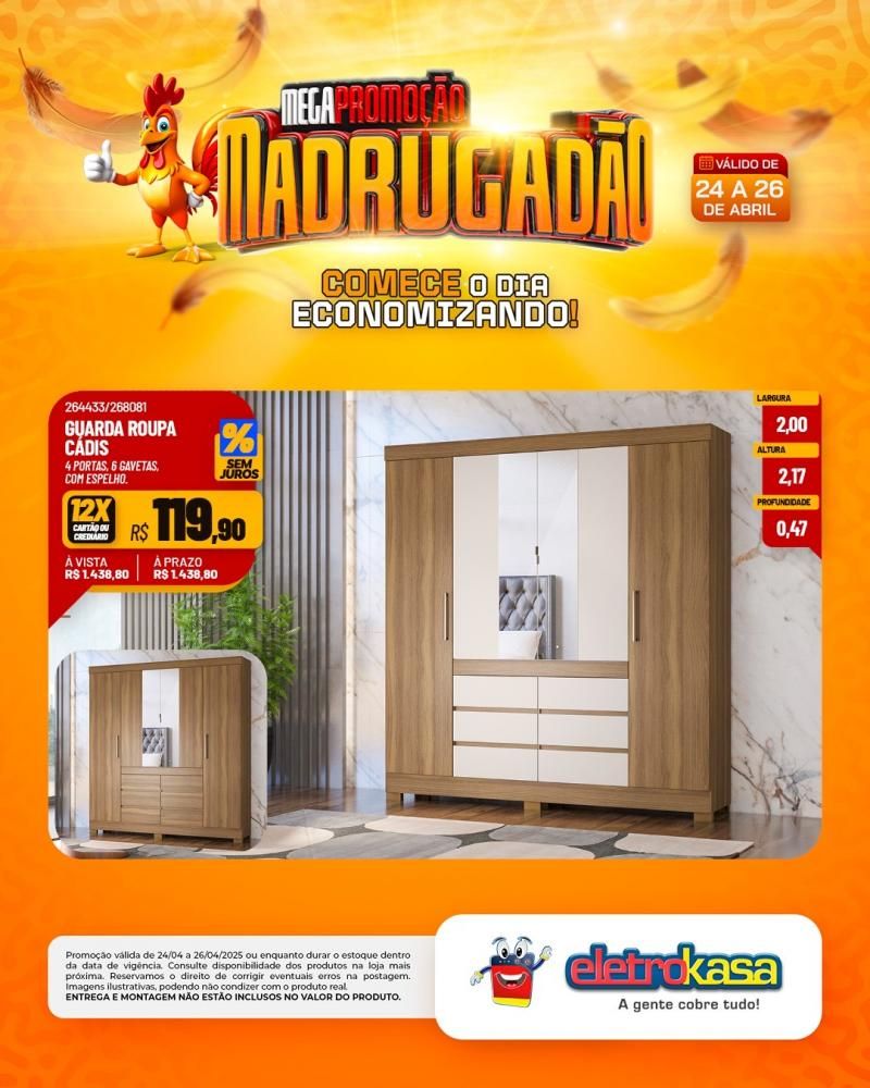 MEGAPROMOÇÃO MADRUGADÃO nas lojas eletroKasa, em Rolim de Moura MEGAPROMOÇÃO MADRUGADÃO nas lojas eletroKasa, em Rolim de Moura