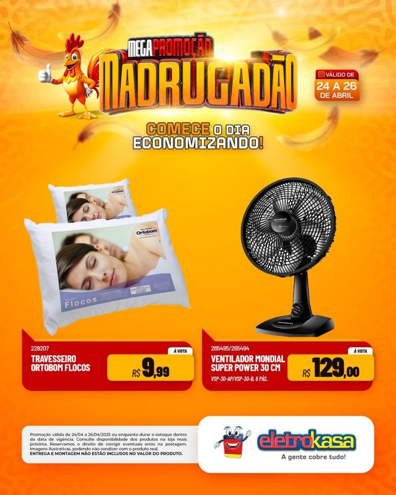 MEGAPROMOÇÃO MADRUGADÃO nas lojas eletroKasa, em Rolim de Moura MEGAPROMOÇÃO MADRUGADÃO nas lojas eletroKasa, em Rolim de Moura