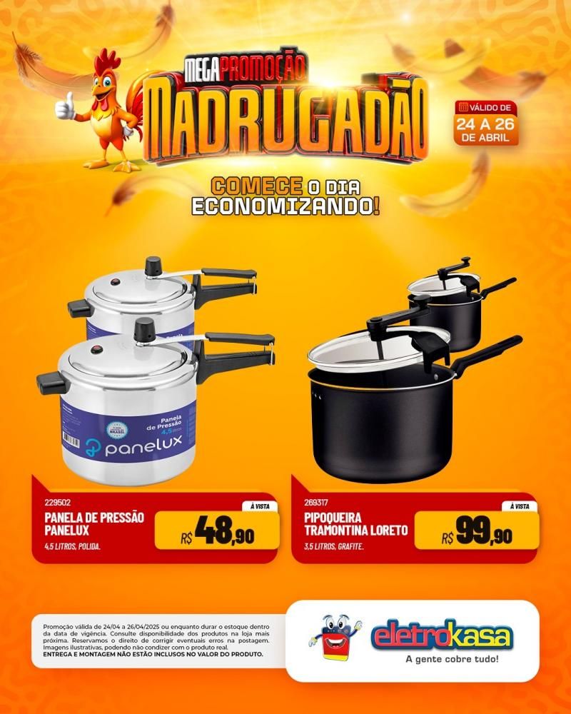 MEGAPROMOÇÃO MADRUGADÃO nas lojas eletroKasa, em Rolim de Moura MEGAPROMOÇÃO MADRUGADÃO nas lojas eletroKasa, em Rolim de Moura