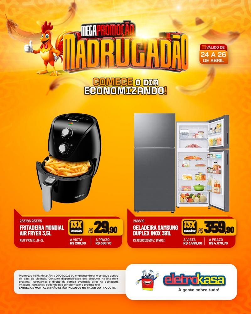 MEGAPROMOÇÃO MADRUGADÃO nas lojas eletroKasa, em Rolim de Moura MEGAPROMOÇÃO MADRUGADÃO nas lojas eletroKasa, em Rolim de Moura