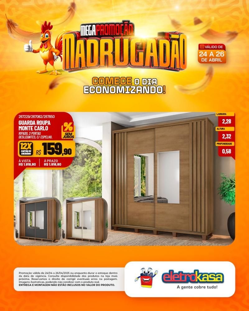 MEGAPROMOÇÃO MADRUGADÃO nas lojas eletroKasa, em Rolim de Moura MEGAPROMOÇÃO MADRUGADÃO nas lojas eletroKasa, em Rolim de Moura
