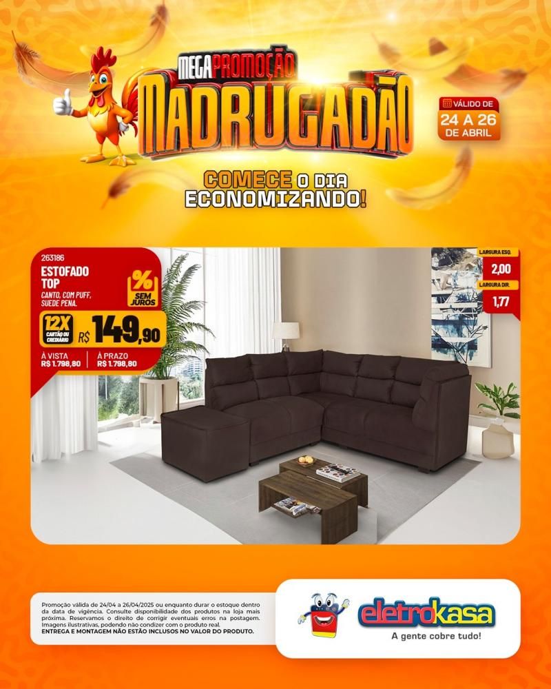 MEGAPROMOÇÃO MADRUGADÃO nas lojas eletroKasa, em Rolim de Moura MEGAPROMOÇÃO MADRUGADÃO nas lojas eletroKasa, em Rolim de Moura