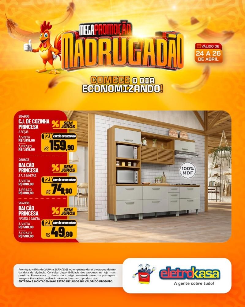 MEGAPROMOÇÃO MADRUGADÃO nas lojas eletroKasa, em Rolim de Moura MEGAPROMOÇÃO MADRUGADÃO nas lojas eletroKasa, em Rolim de Moura