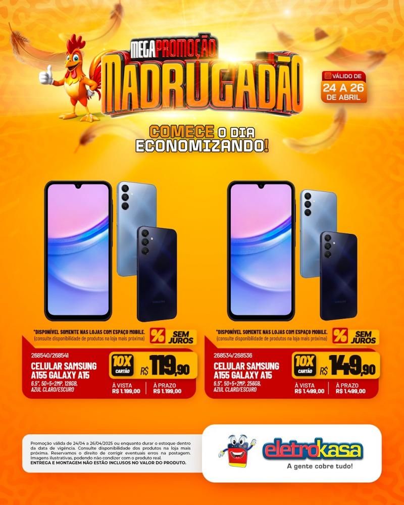 MEGAPROMOÇÃO MADRUGADÃO nas lojas eletroKasa, em Rolim de Moura MEGAPROMOÇÃO MADRUGADÃO nas lojas eletroKasa, em Rolim de Moura