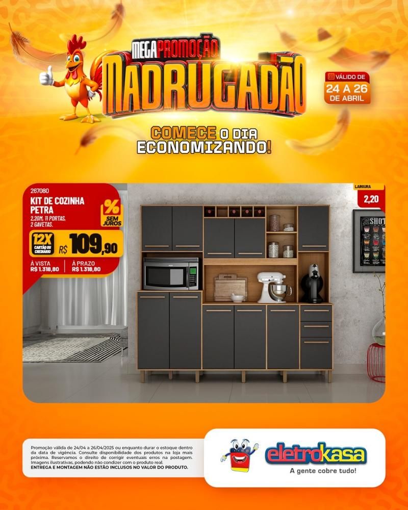 MEGAPROMOÇÃO MADRUGADÃO nas lojas eletroKasa, em Rolim de Moura MEGAPROMOÇÃO MADRUGADÃO nas lojas eletroKasa, em Rolim de Moura