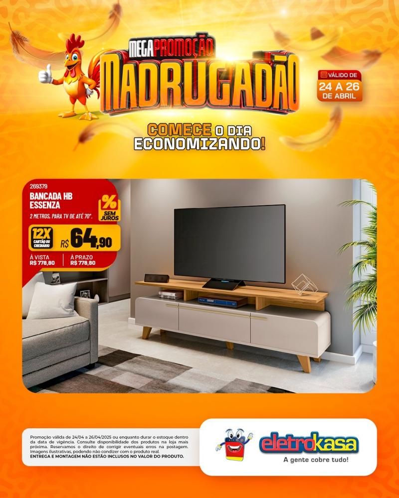 MEGAPROMOÇÃO MADRUGADÃO nas lojas eletroKasa, em Rolim de Moura MEGAPROMOÇÃO MADRUGADÃO nas lojas eletroKasa, em Rolim de Moura