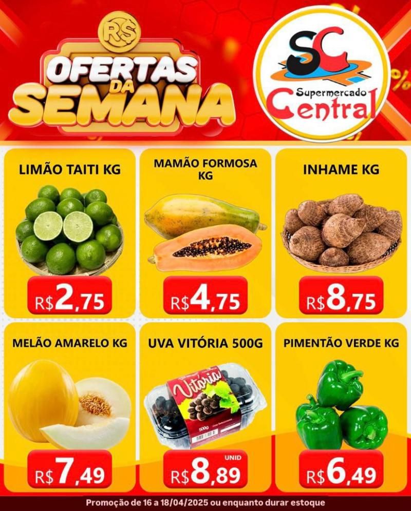 Ofertas da semana do Supermercado Central de Rolim de Moura Ofertas da semana do Supermercado Central de Rolim de Moura
