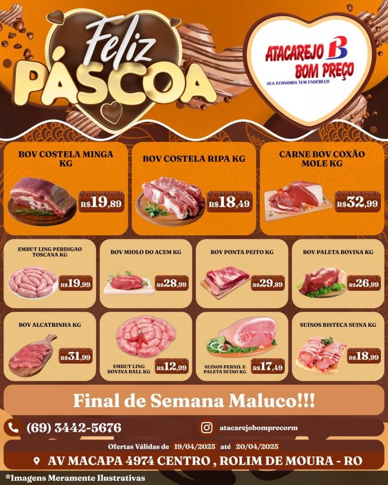 Ofertas do final de semana no ATACAREJO BOM PREÇO, em Rolim de Moura Ofertas do final de semana no ATACAREJO BOM PREÇO, em Rolim de Moura
