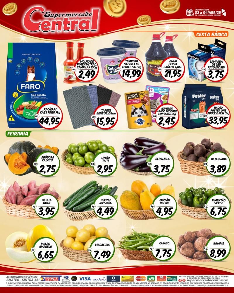 Ofertas Supermercado Central de Rolim de Moura Ofertas Supermercado Central de Rolim de Moura