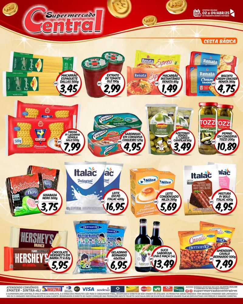 Ofertas Supermercado Central de Rolim de Moura Ofertas Supermercado Central de Rolim de Moura