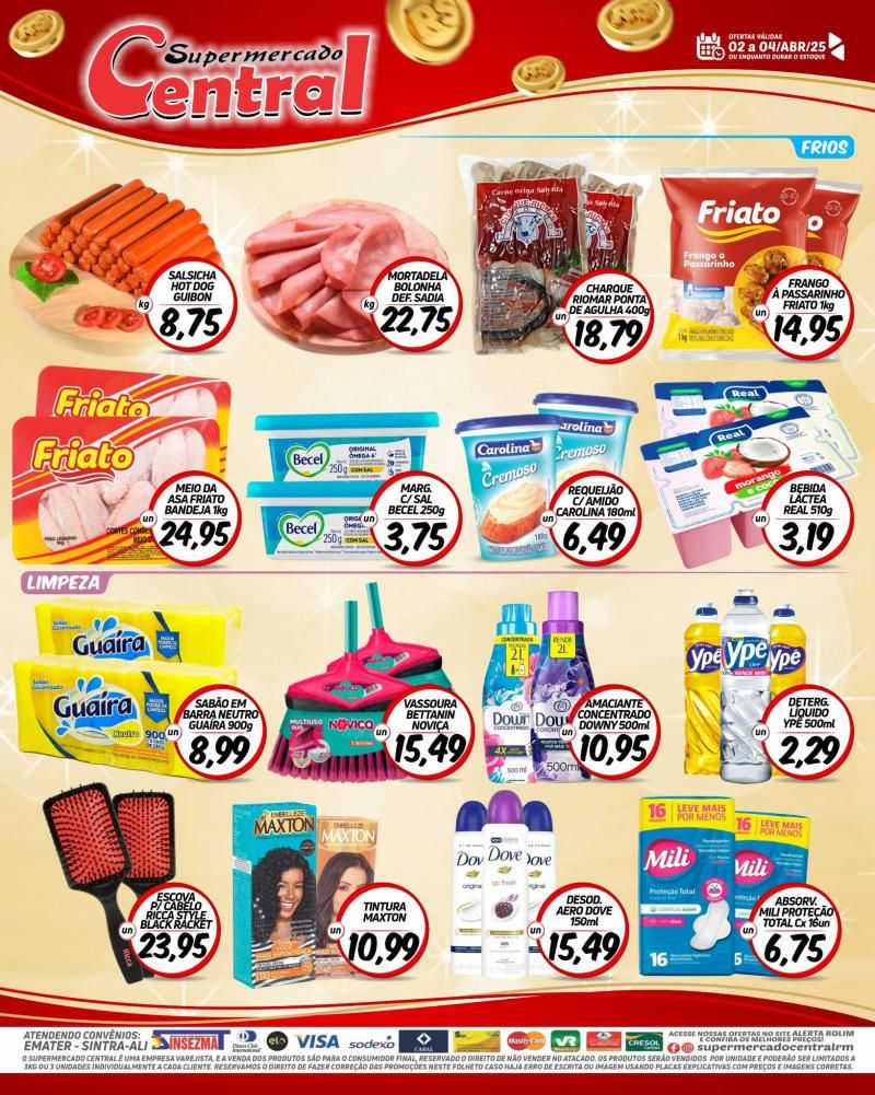 Ofertas Supermercado Central de Rolim de Moura Ofertas Supermercado Central de Rolim de Moura