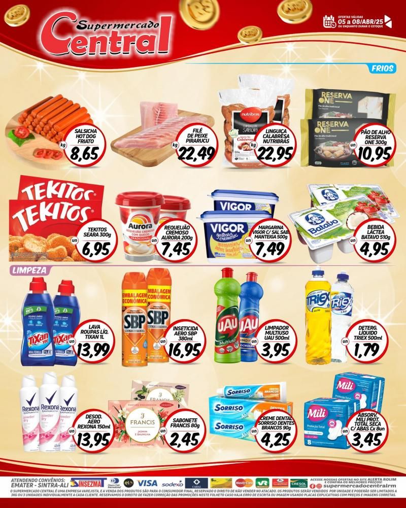 Ofertas Supermercado Central de Rolim de Moura Ofertas Supermercado Central de Rolim de Moura