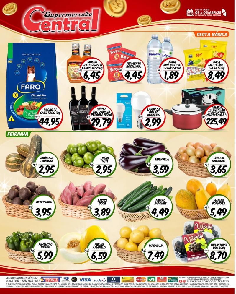 Ofertas Supermercado Central de Rolim de Moura Ofertas Supermercado Central de Rolim de Moura